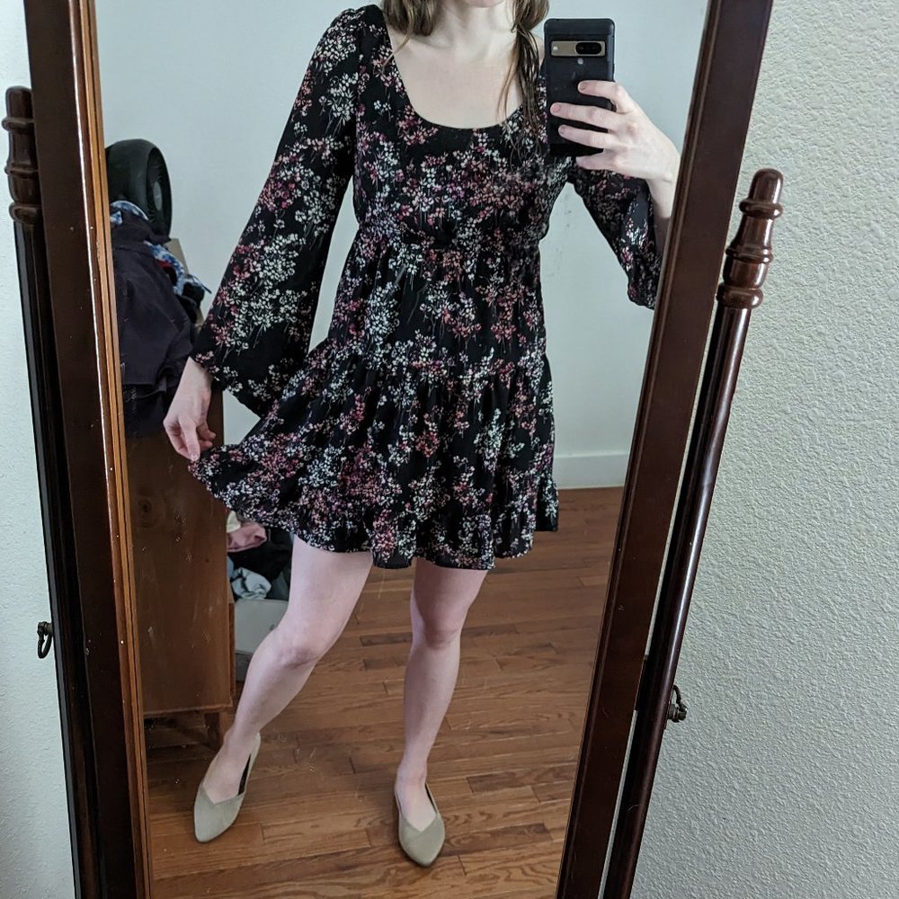 Cherry blossom floral dress